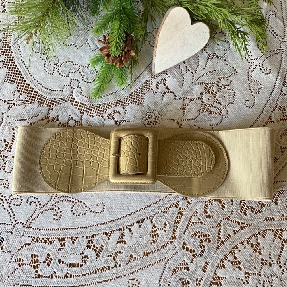 Limited 3.5 Inch Elastic Croc Belt Size S